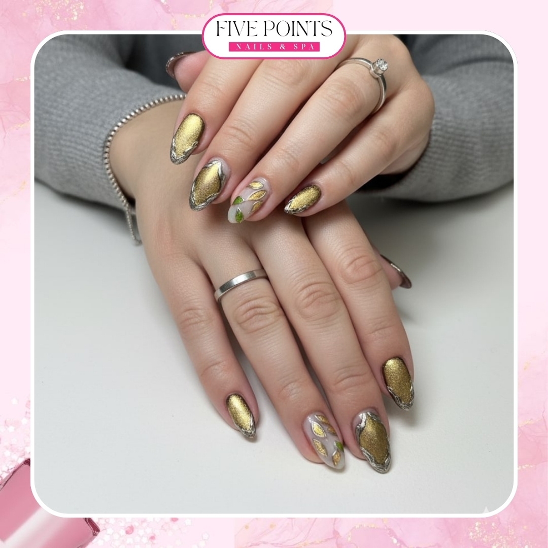 Nail design by Five Points Nails And Spa 